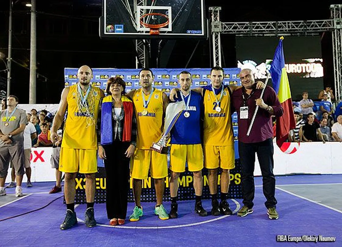 Команда Румынии - чемпион Европы-2014.
