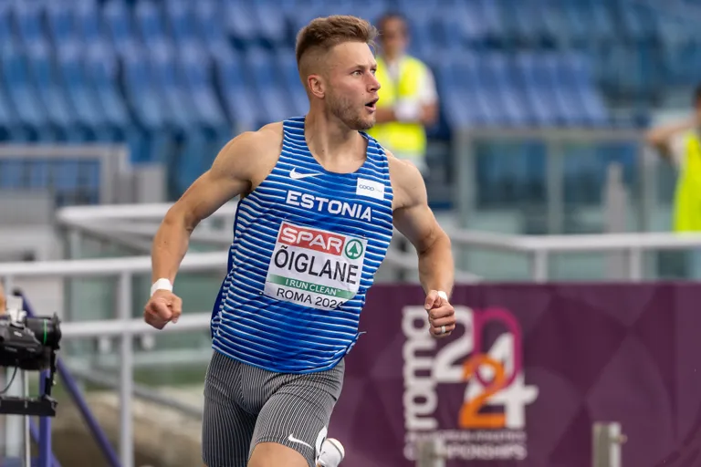 100 m jooksu ja kuulitõukega jäi Janek Õiglane rahule.