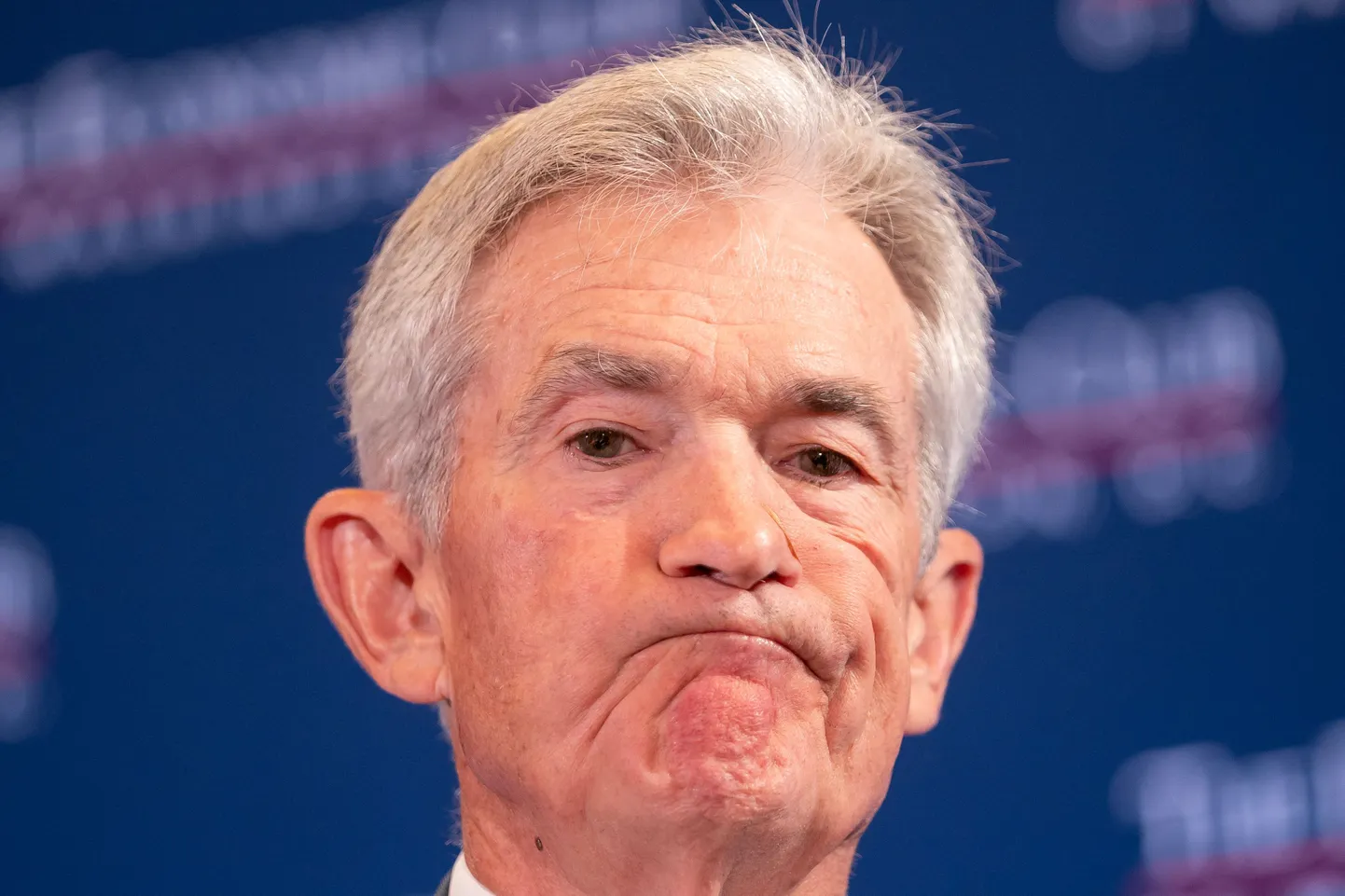 Pildil USA Föderaalreservi esimees Jerome Powell, kelle otsused ning avaldused on otseselt seotud intressimäärade ja inflatsiooniga