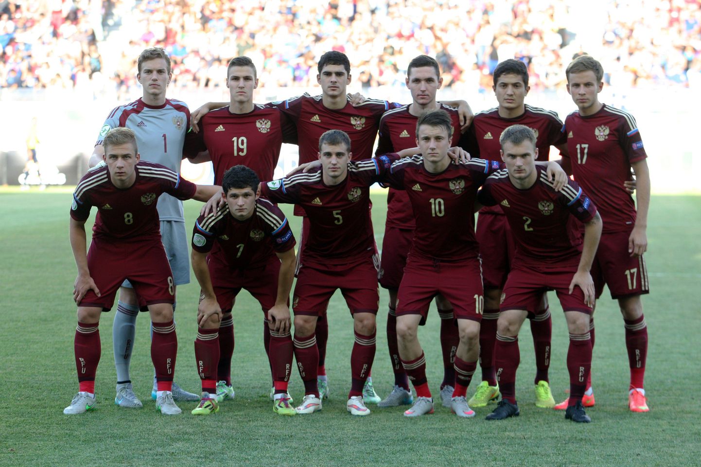 Юношеская сборная России по футболу.