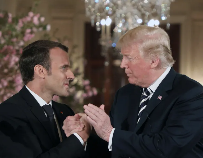 Emmanuel Macron ja Donald Trump