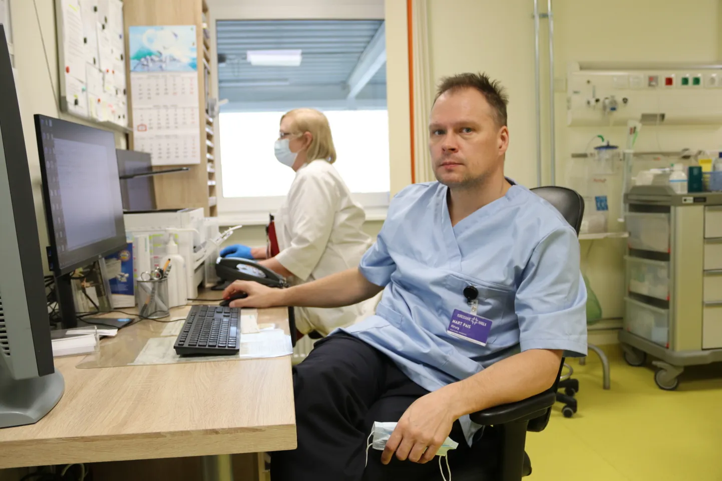 ESIMESEL TÖÖPÄEVAL: Kuressaare haiglas hakkab dr Mart Pais tegema nii vastuvõtte, valveid kui ka lõikusi.