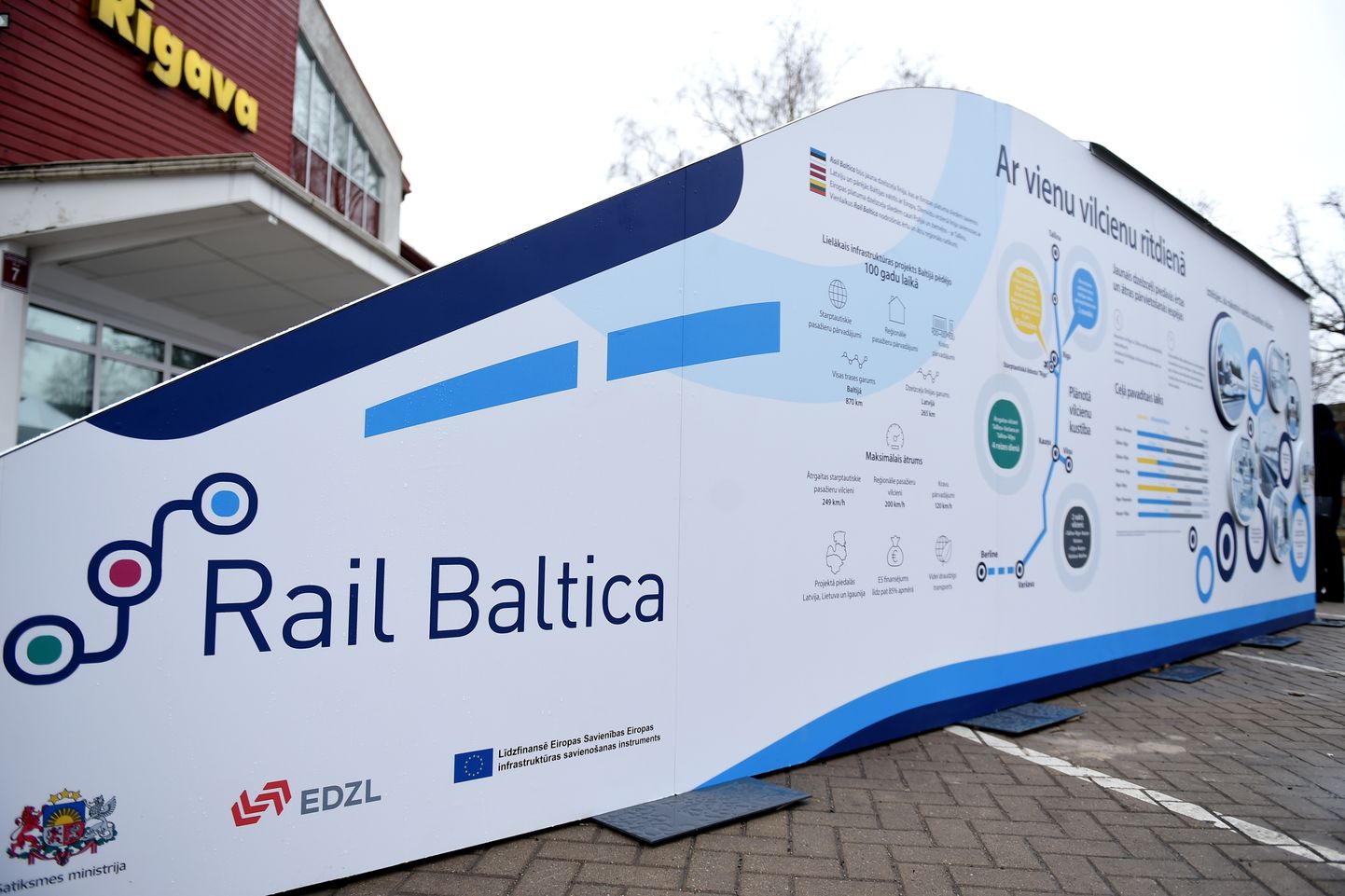 Стенд Rail Baltica