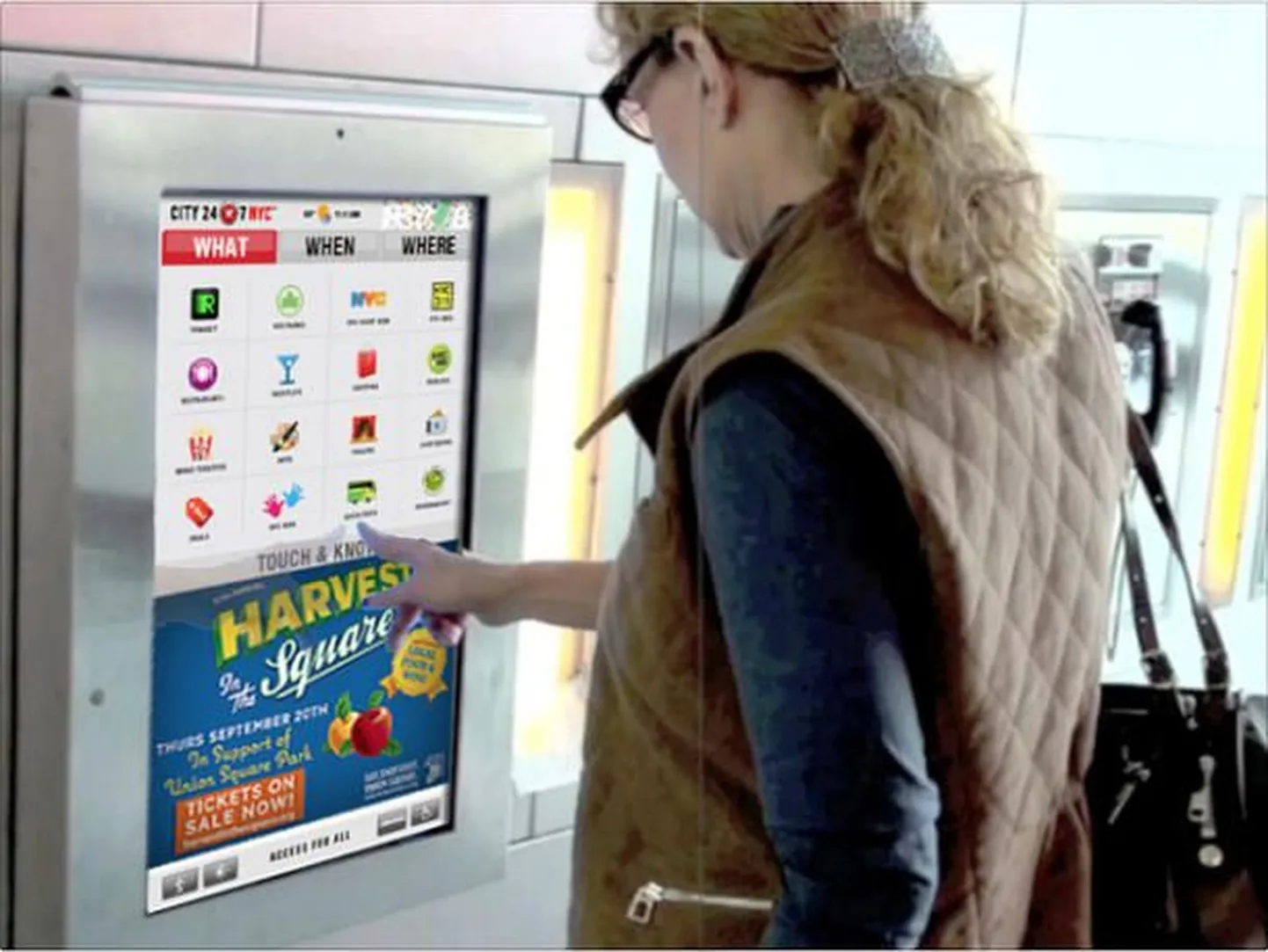Smart Screeni infokiosk New Yorgis