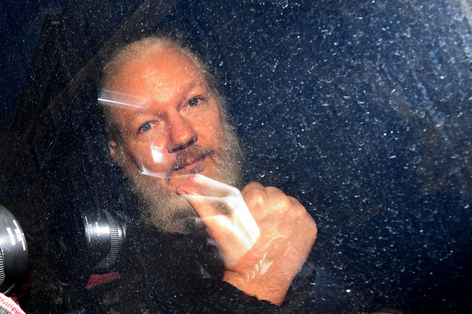 Julian Assange 2019. aastal.