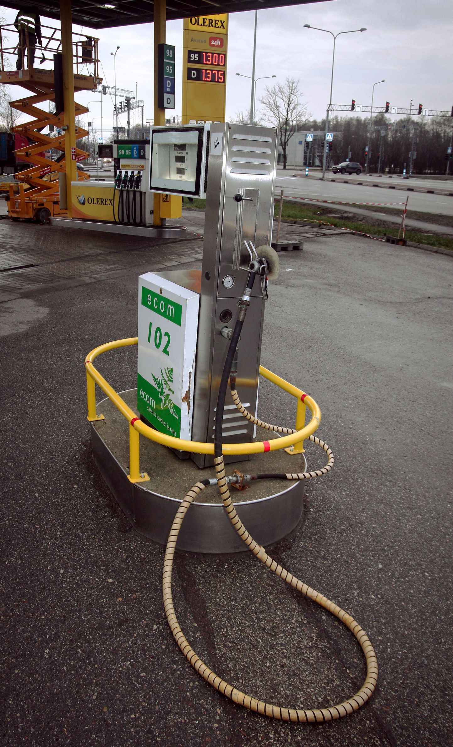 Газовая заправка в Таллинне.