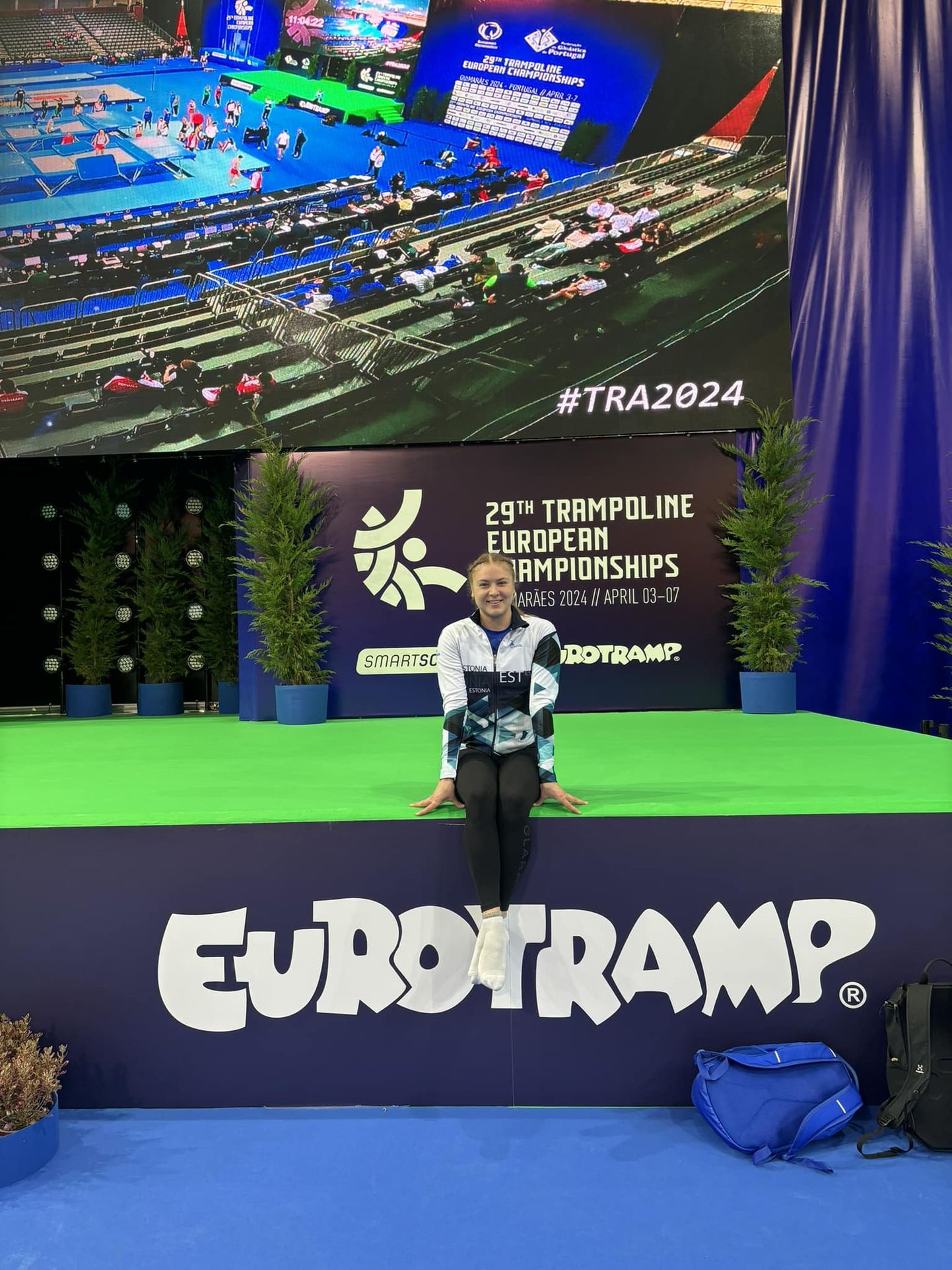 Krete Kaasik esindas Eesti Euroopa meistrivõistlustel trampoliinihüpetes.
