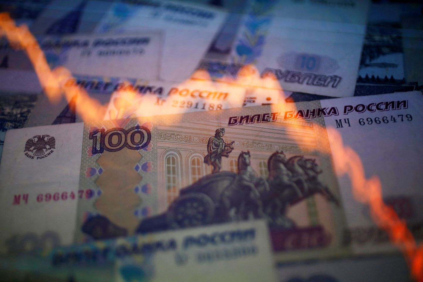 Vene rubla kukub Lääne karmide majandussanktsioonide tõttu