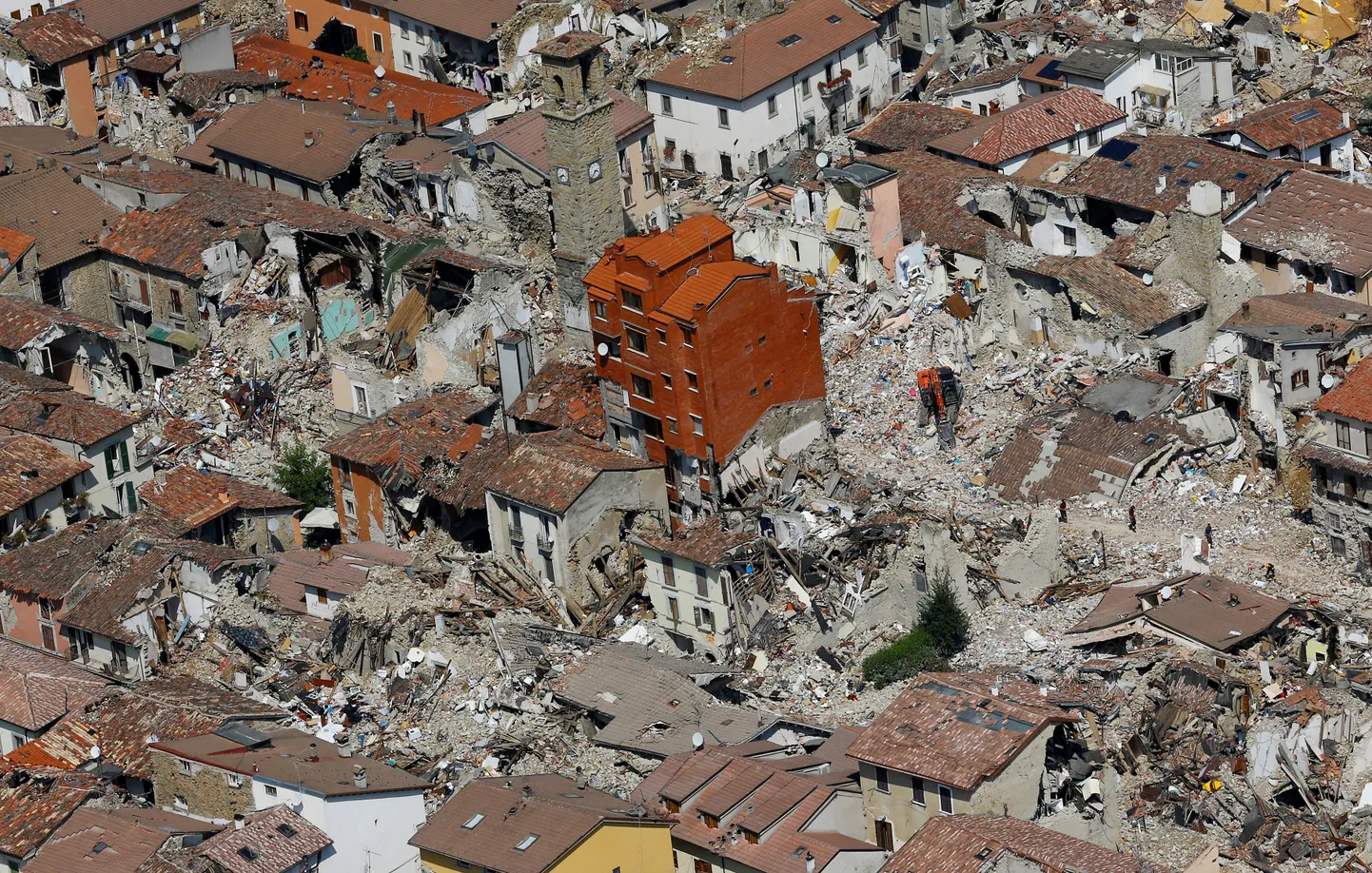 Maavärinas kannatada saanud Amatrice