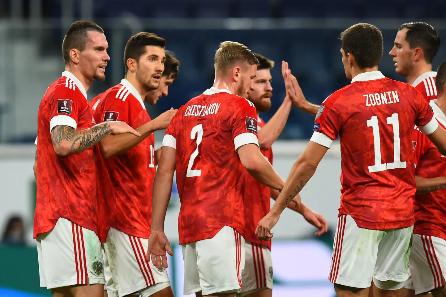 Krievijas izlases futbolisti