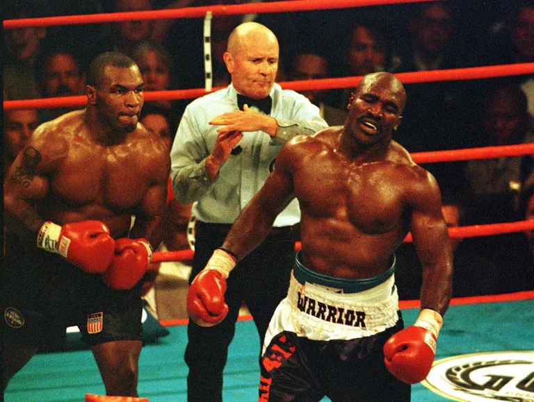 Mike Tyson ja Evander Holyfield 1997. aastal.