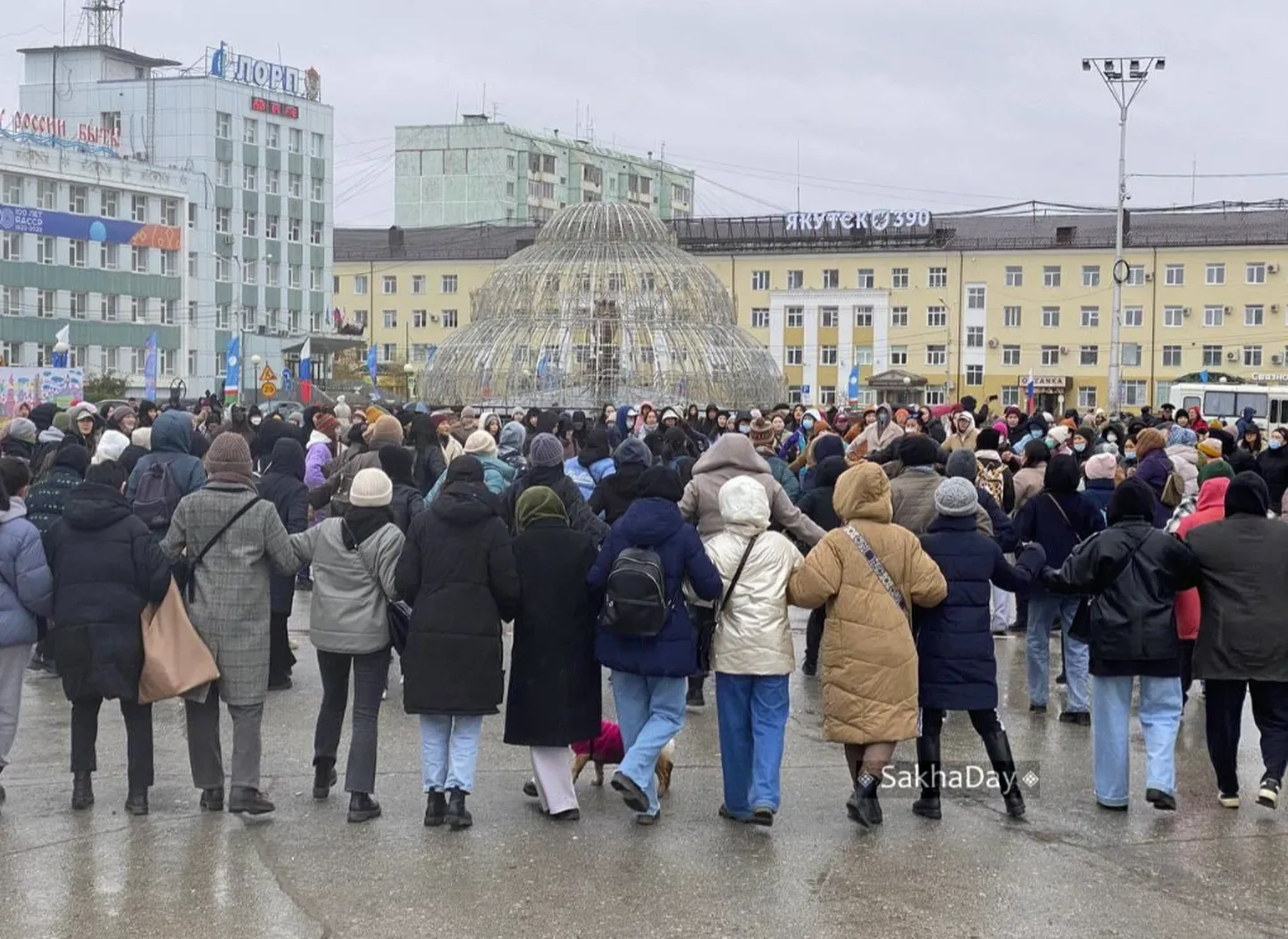 Протесты в Якутии