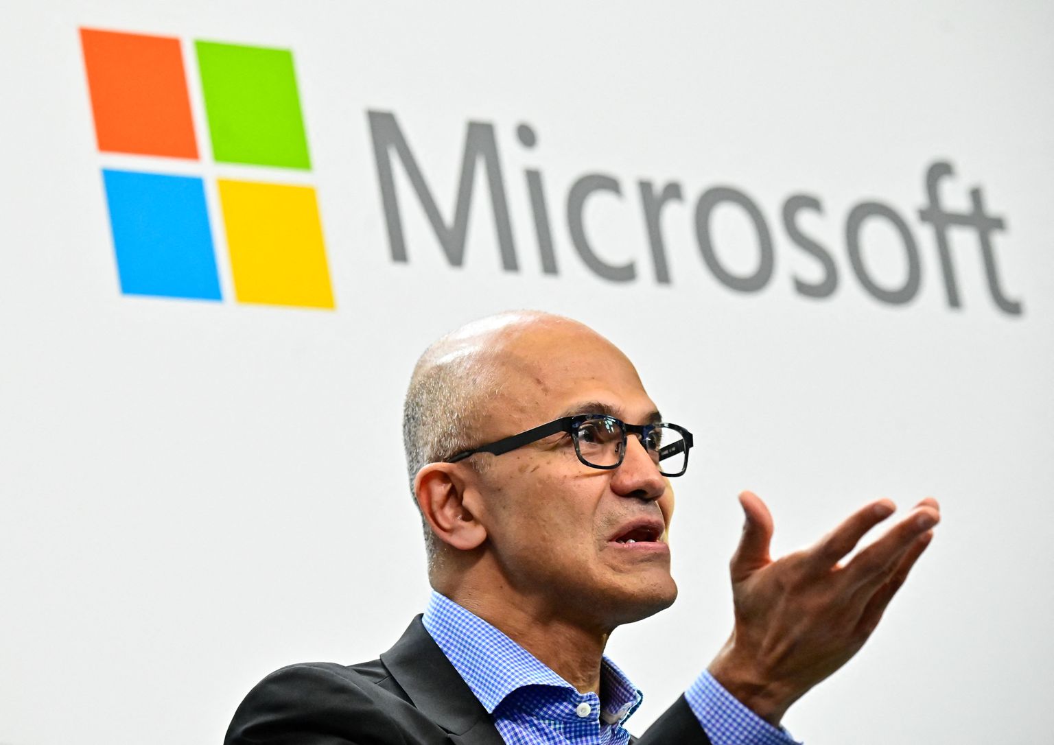 Microsofti juht Satya Nadella.