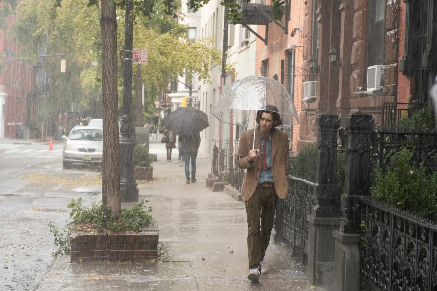 Timothée Chalamet, kes on ristitud uue põlvkonna Leonardo DiCaprioks, on filmis «Vihmane päev New Yorgis» noore romantikuna šarmantne.