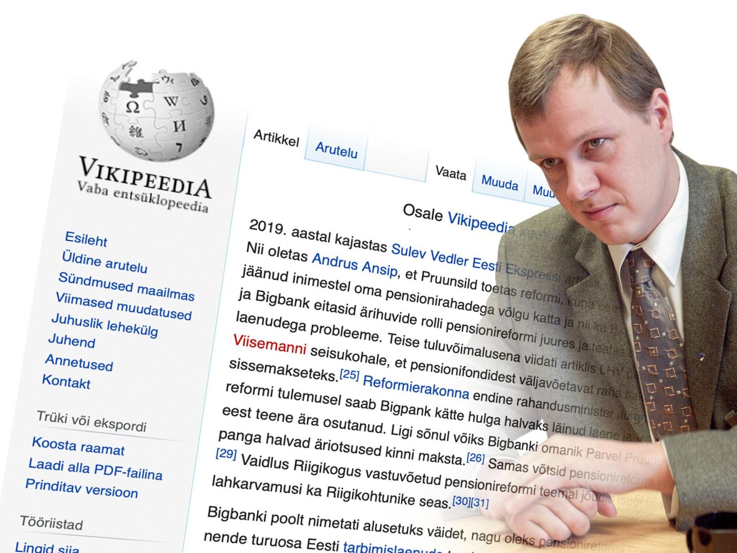 Парвел Пруунсильд судится с Википедией.