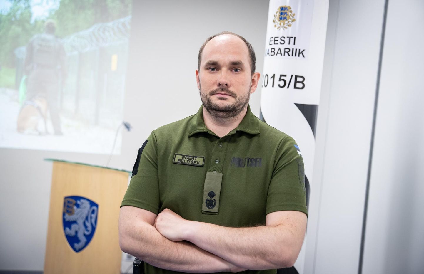 Politsei- ja piirivalveameti peadirektori asetäitja piirivalve alal Egert Belitšev.