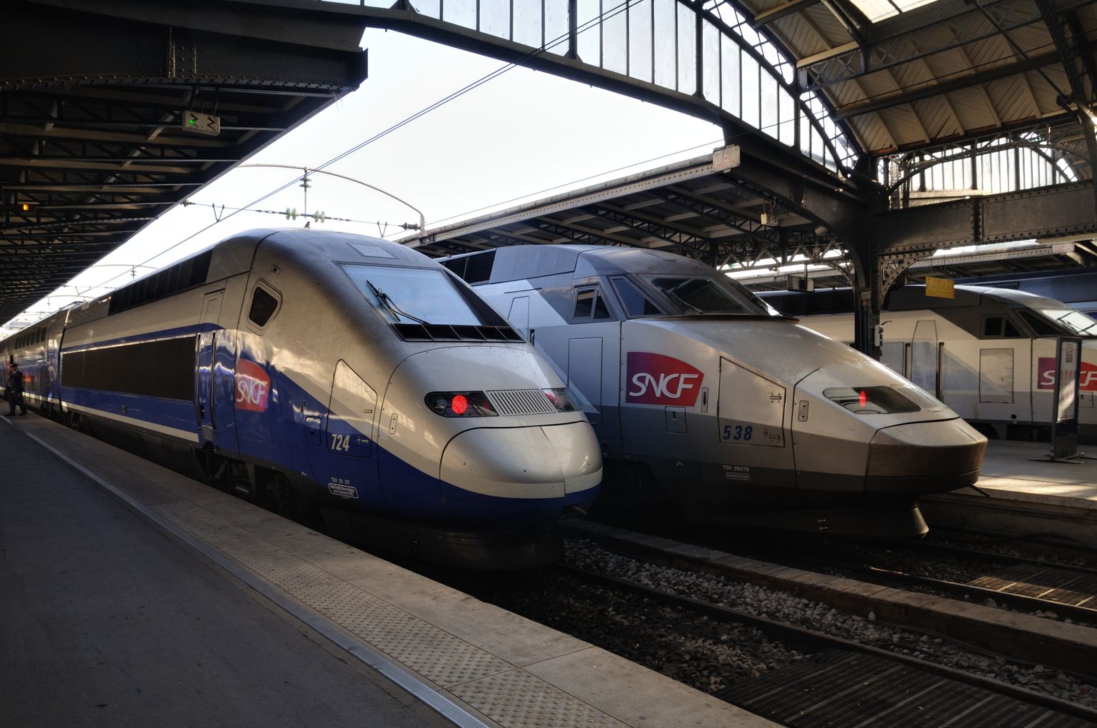 TGV kiirrongid Pariisi rongijaamas