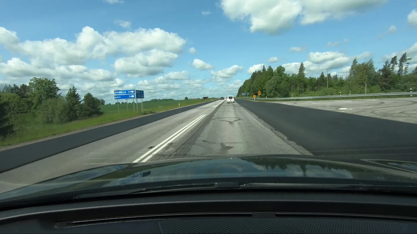 Remondis teelõik Võru-Tartu teel