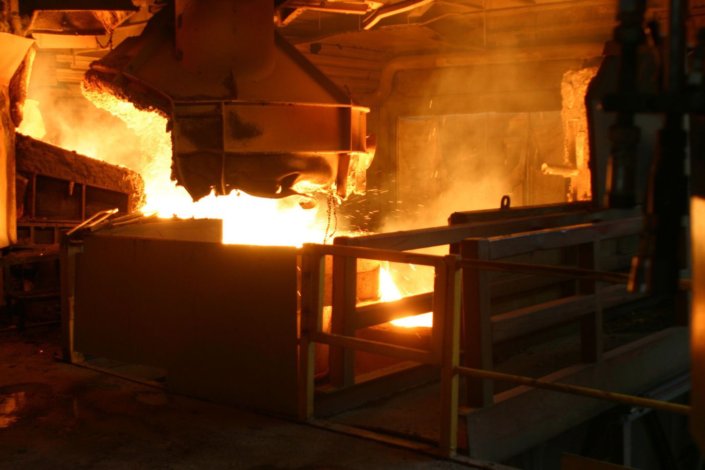 Kroomterase tootmine Tornio tehases.