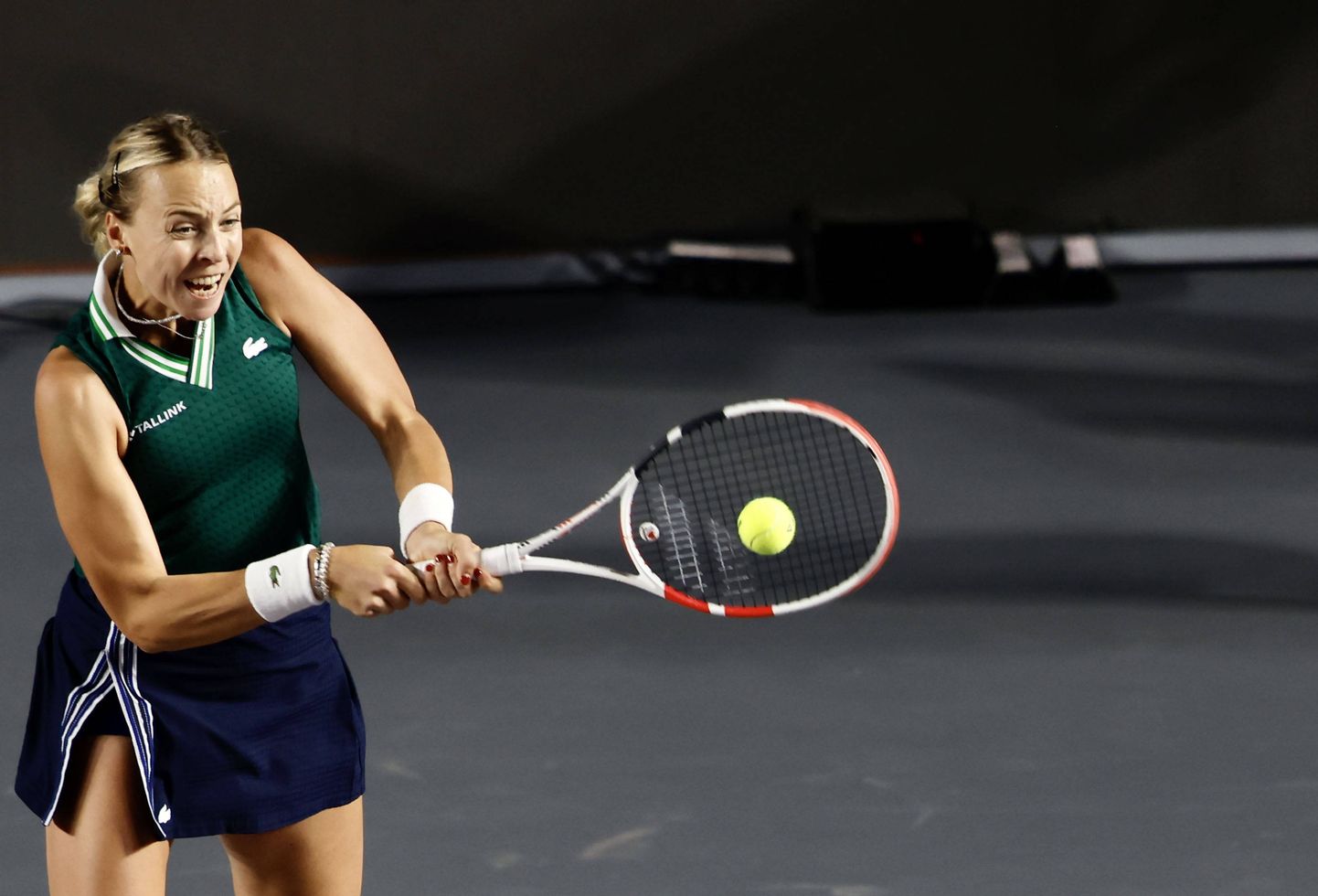 Anett Kontaveit WTA aastalõputurniiri finaalis.