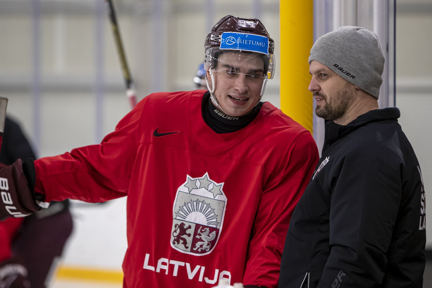 Latvijas hokejists Kristiāns Rubīns