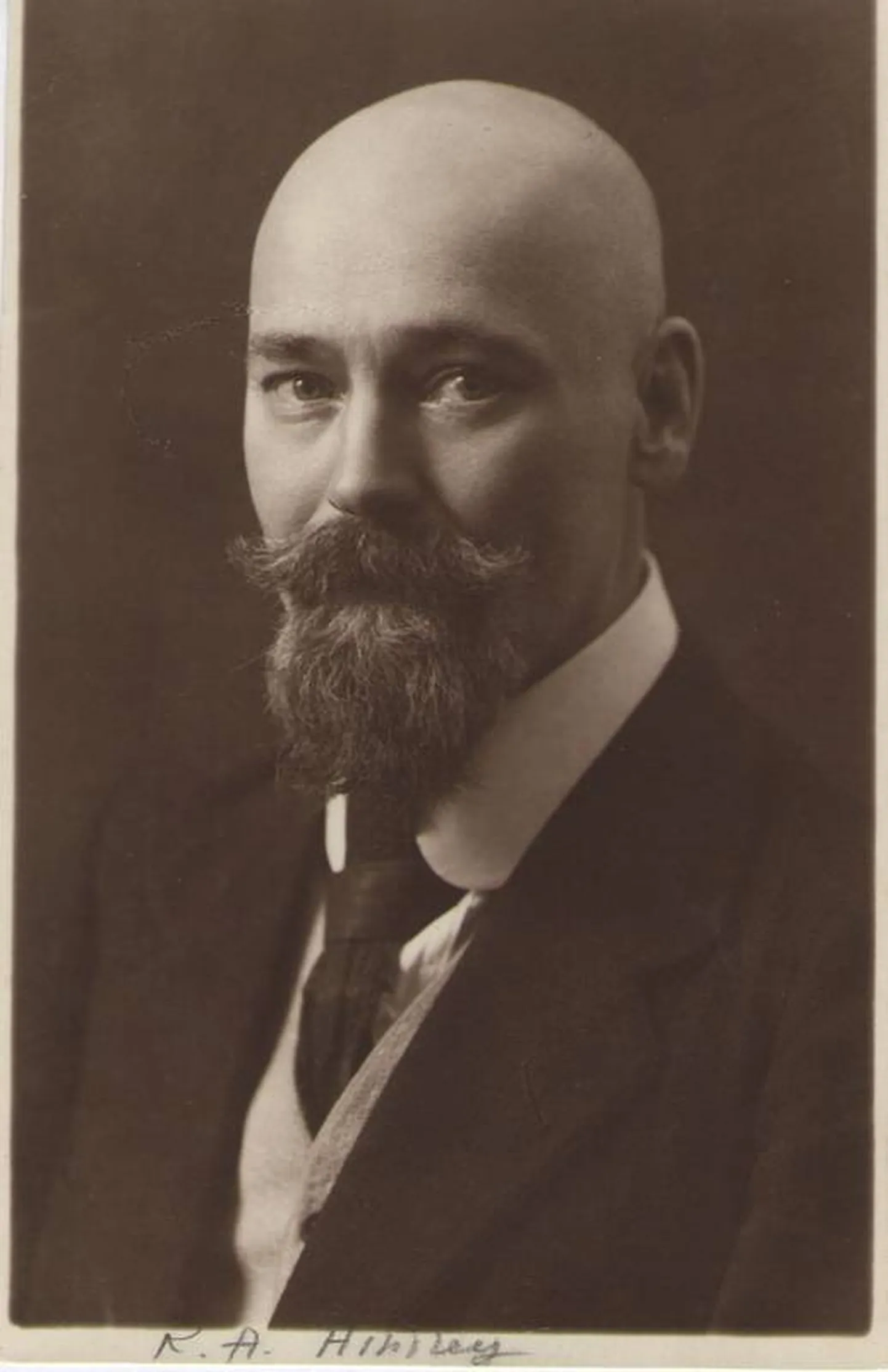 KARL AUGUST HINDREY. 1927. (DrKM F 417:93); Dr. Fr.R. Kreutzwaldi Memoriaalmuuseum