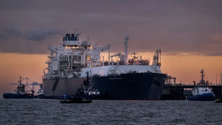 Новый плавучий терминал для приема сжиженного газа в Германии