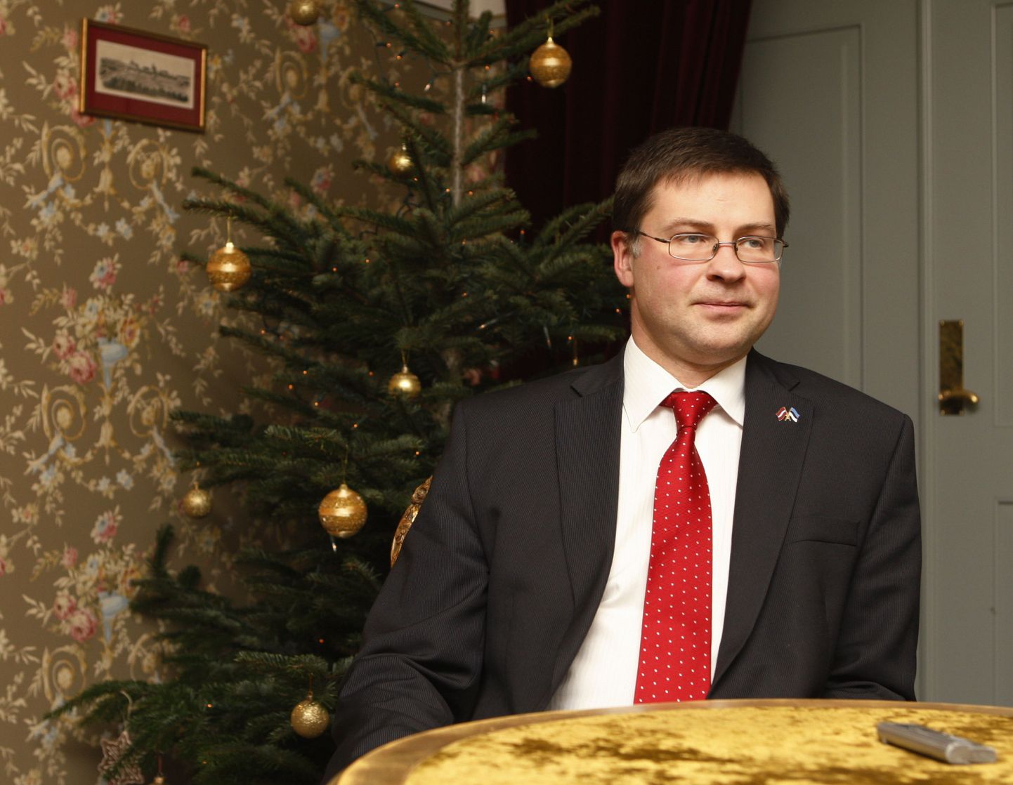 Läti senine peaminister Valdis Dombrovskis.