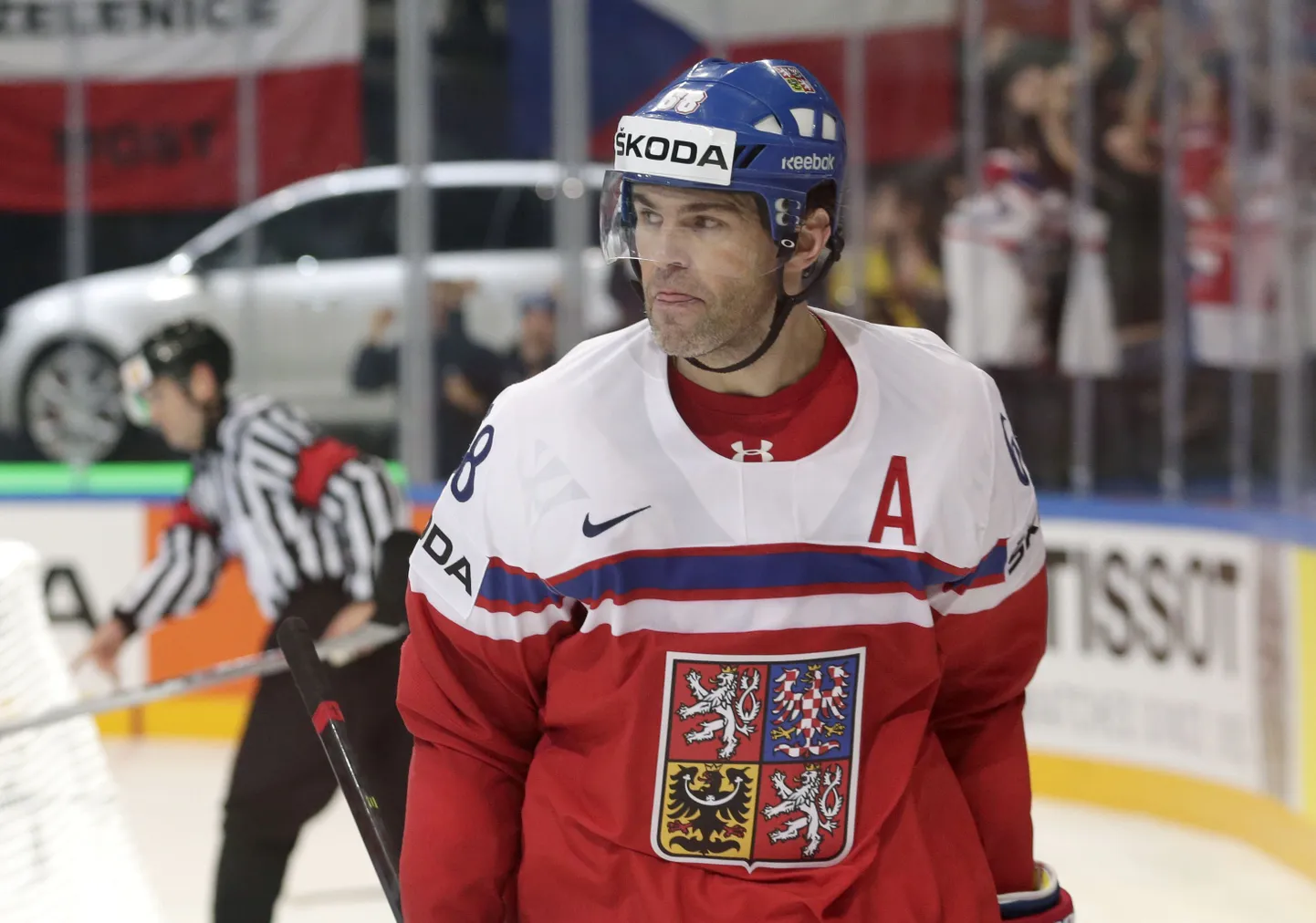 Jaromir Jagr 2015. aastal kodusel MMil.