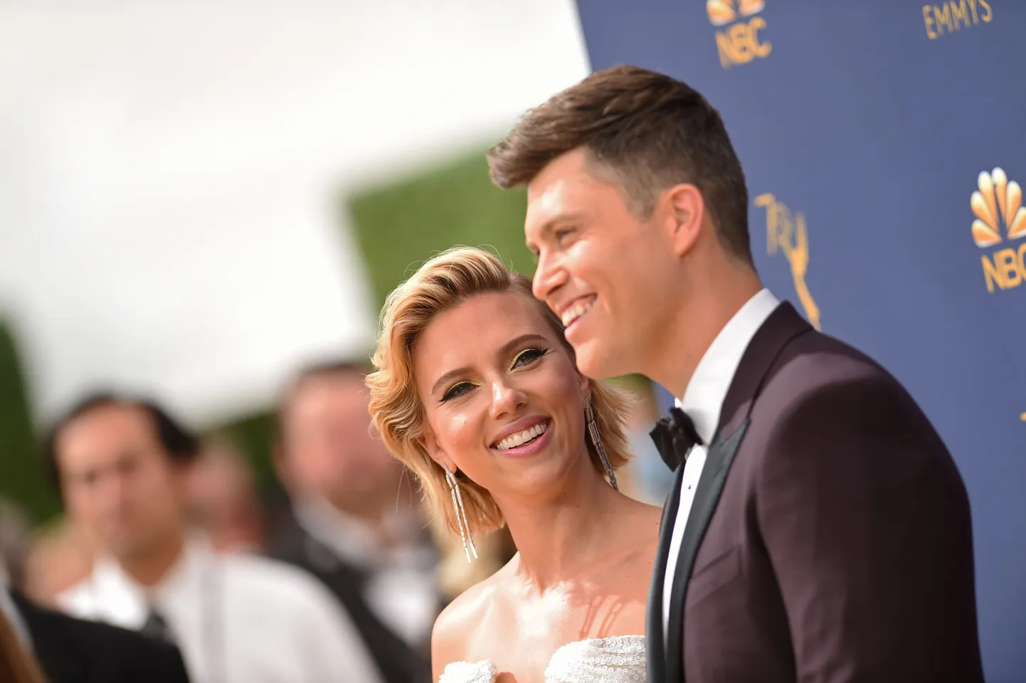 Scarlett Johansson ja Colin Jost.
