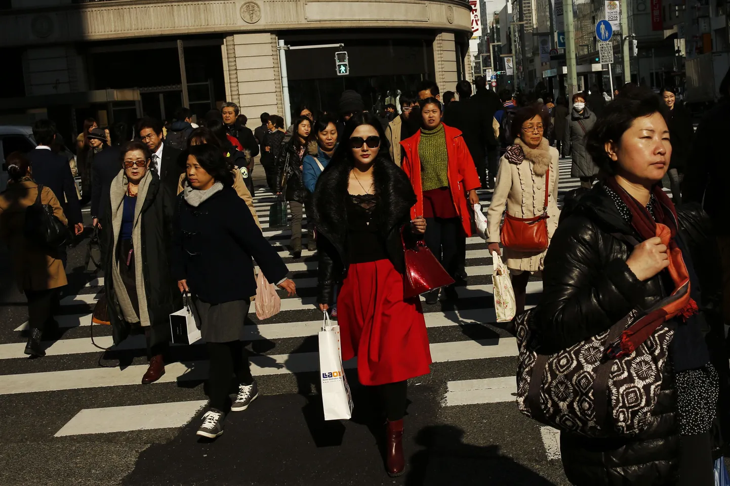 Massid Tokyo tänavatel.