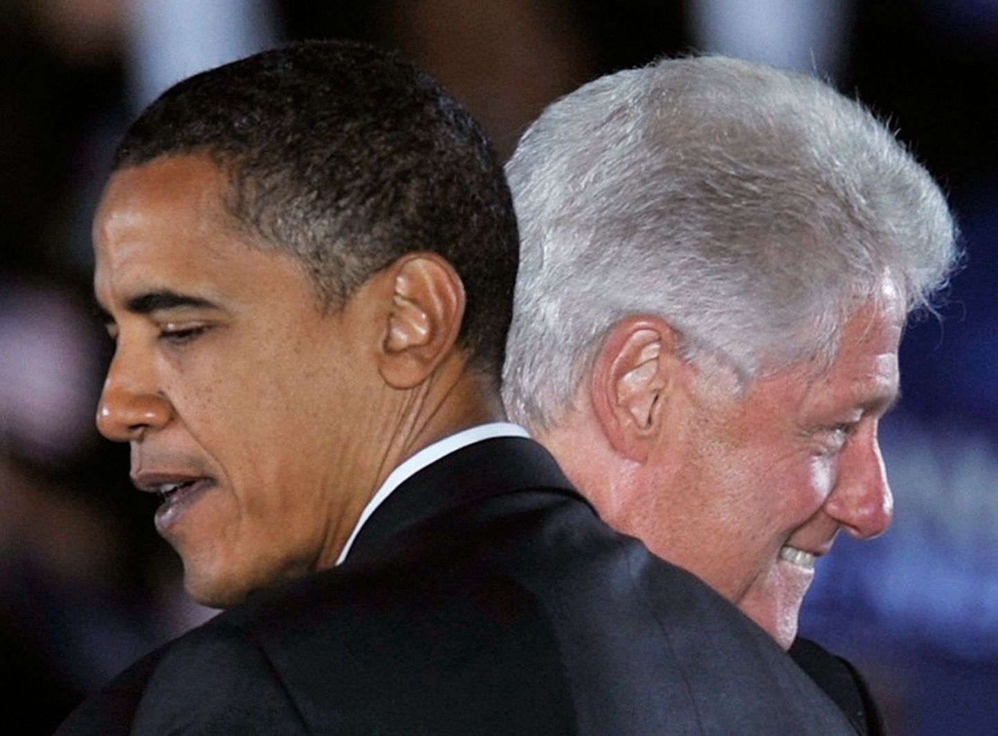 Barack Obama ja Bill Clinton.