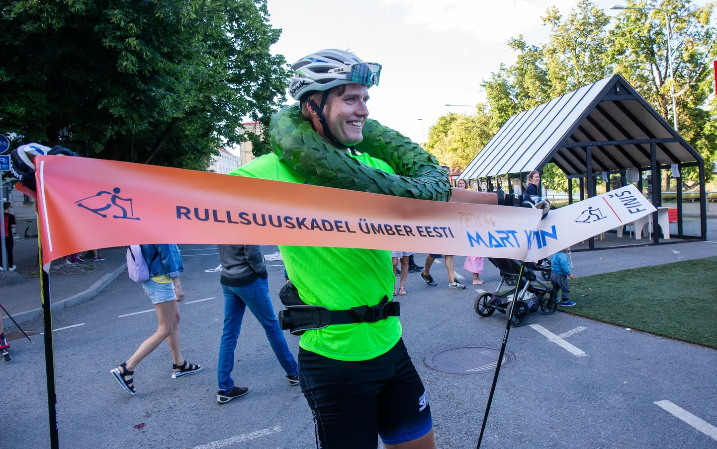 Rullsuuskadel ümber Eesti sõitnud Mart Kevin Põlluste.