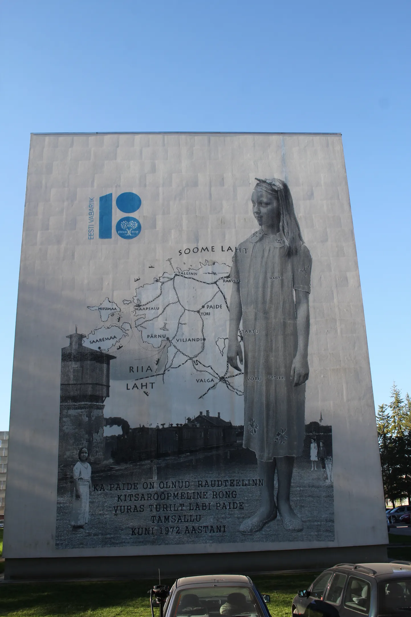 Sprayprintegiga Paidesse pildi tegemine.