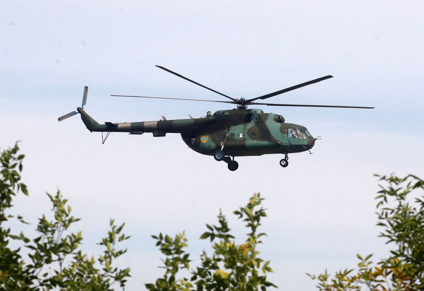 Ukraina sõjaväekopteri patrull-lend Donetski oblastis 1. septembril.