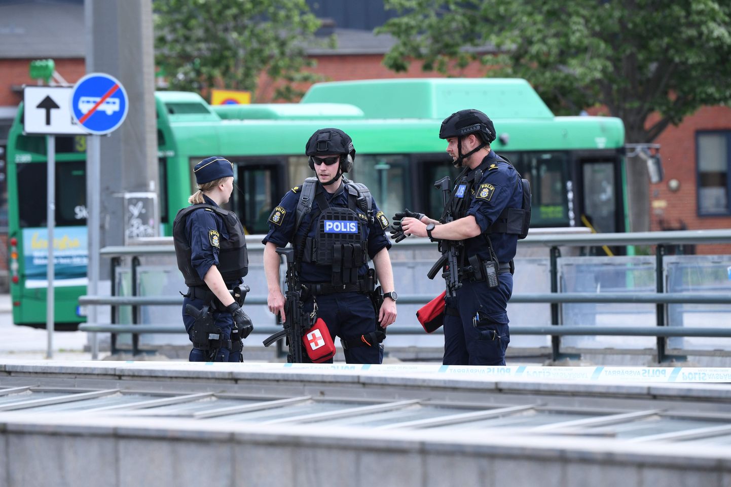 Rootsi politseinikud. Foto on illustratiivne.