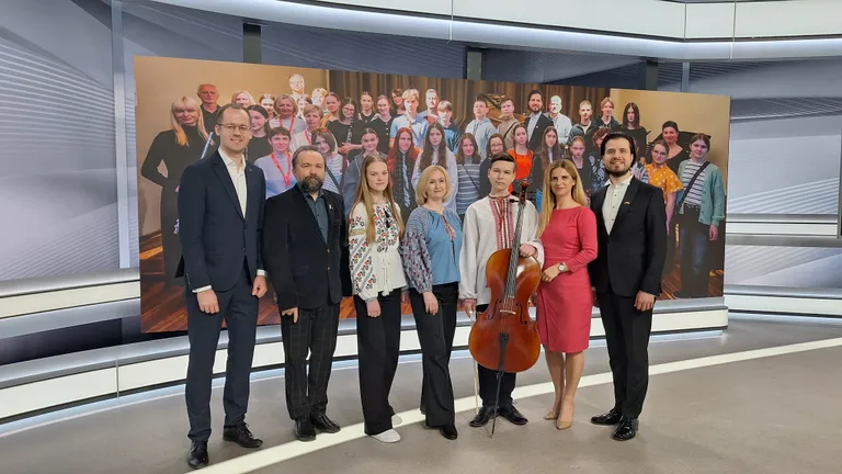 Nometnes dalībnieku un vadītāju viesošanās LTV raidījumā "Rīta Panorāma".
