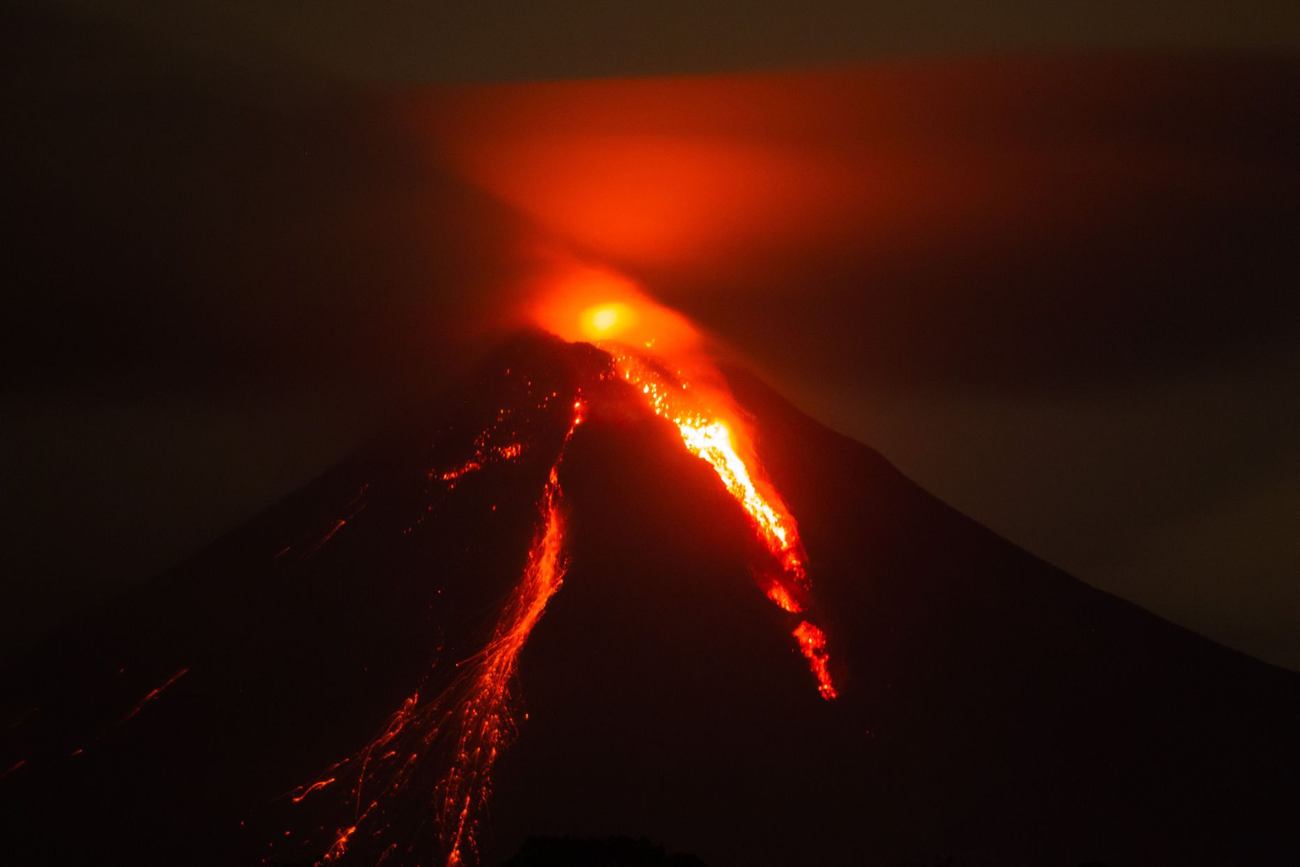Mehhiko Colima vulkaan
