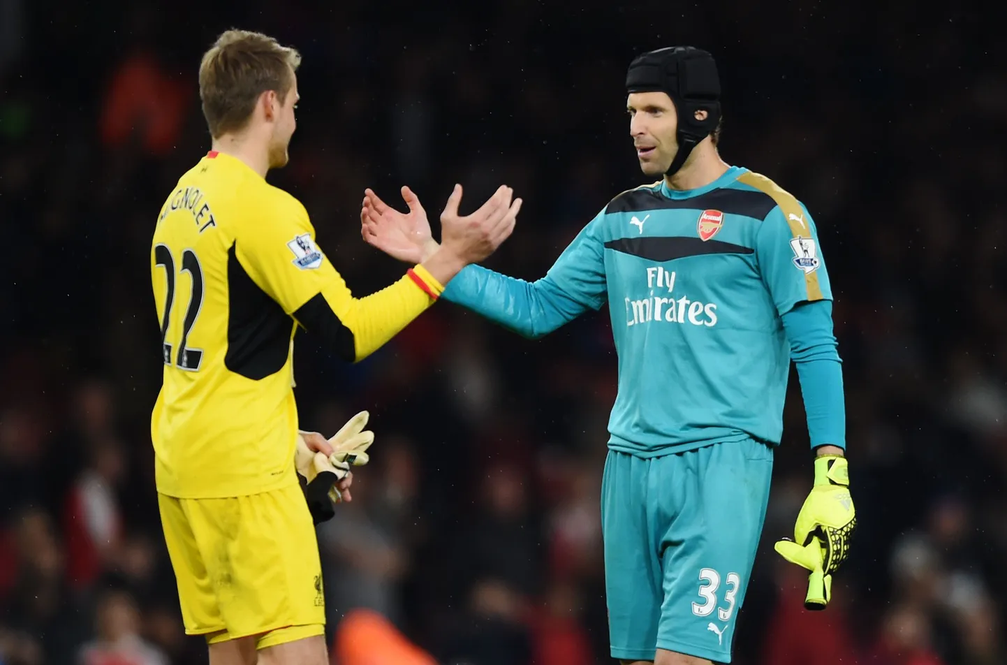Cech ja Mingolet peale mängu lõppu.