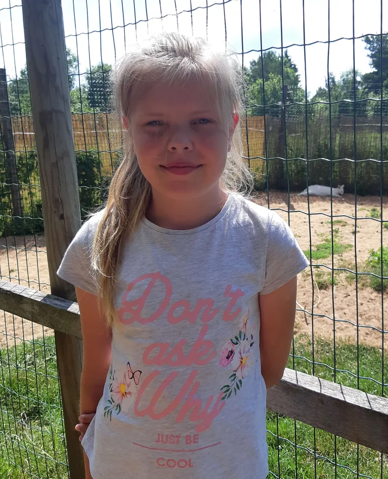 10-aastane Nora-Liisa.