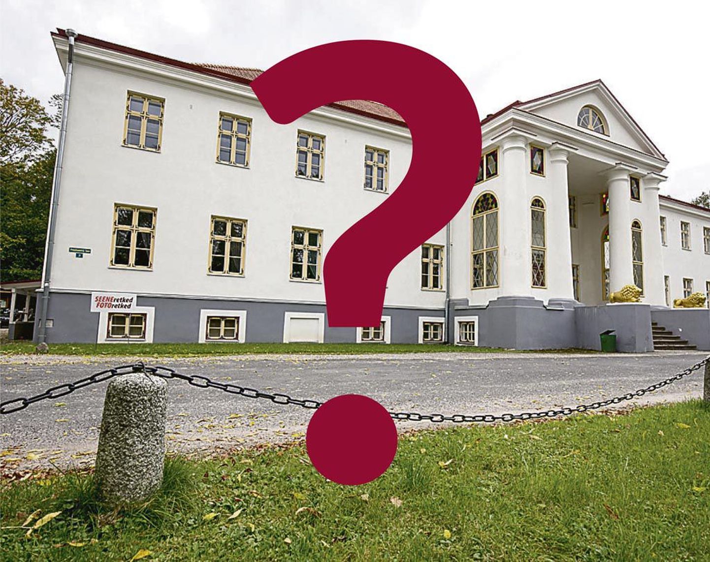 Tihemetsa saatus on suure küsimärgi all pärast Pärnumaa kutsehariduskeskuse õppekoha sulgemist Voltveti mõisa peahoones.