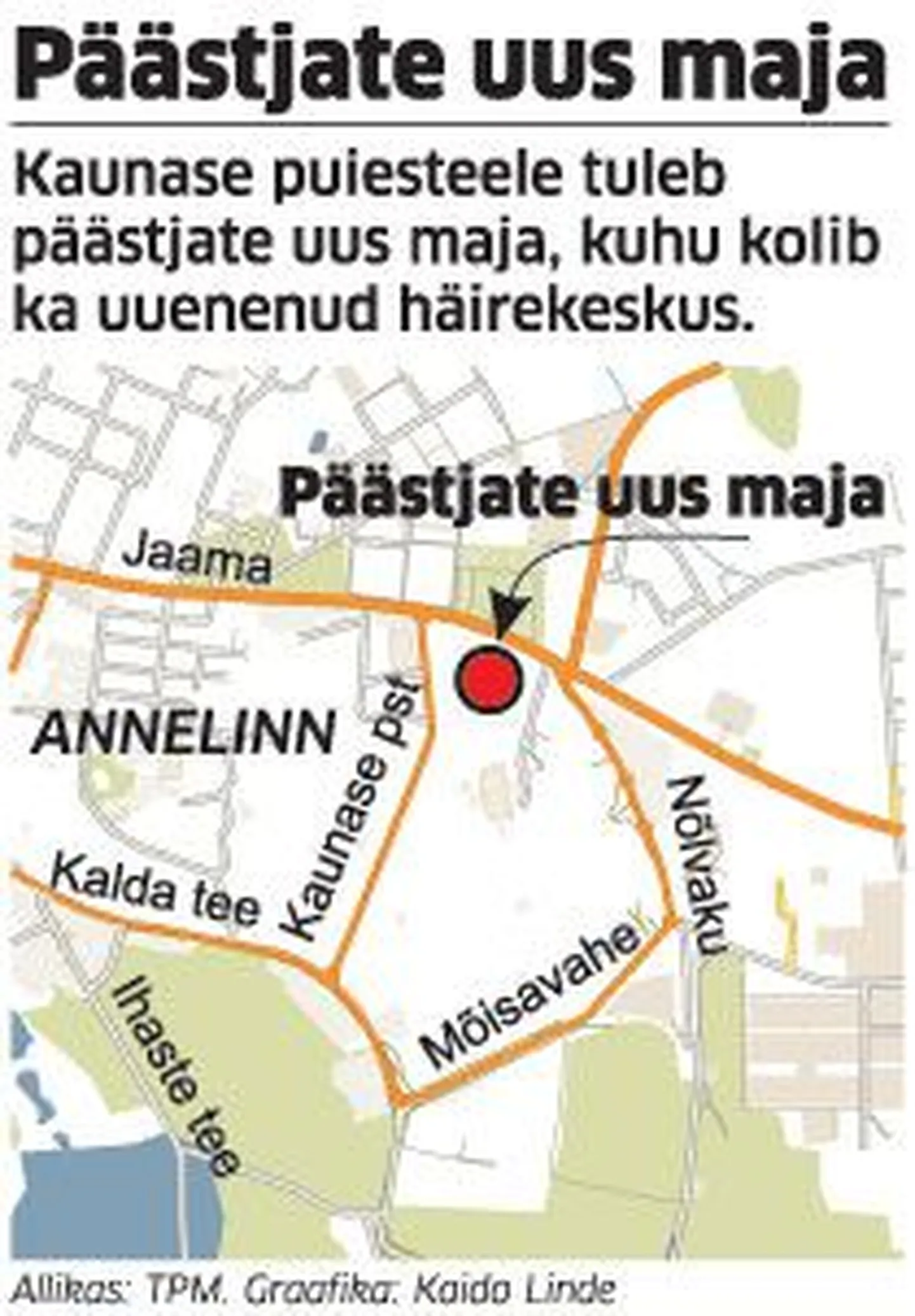 Päästjate uus maja.