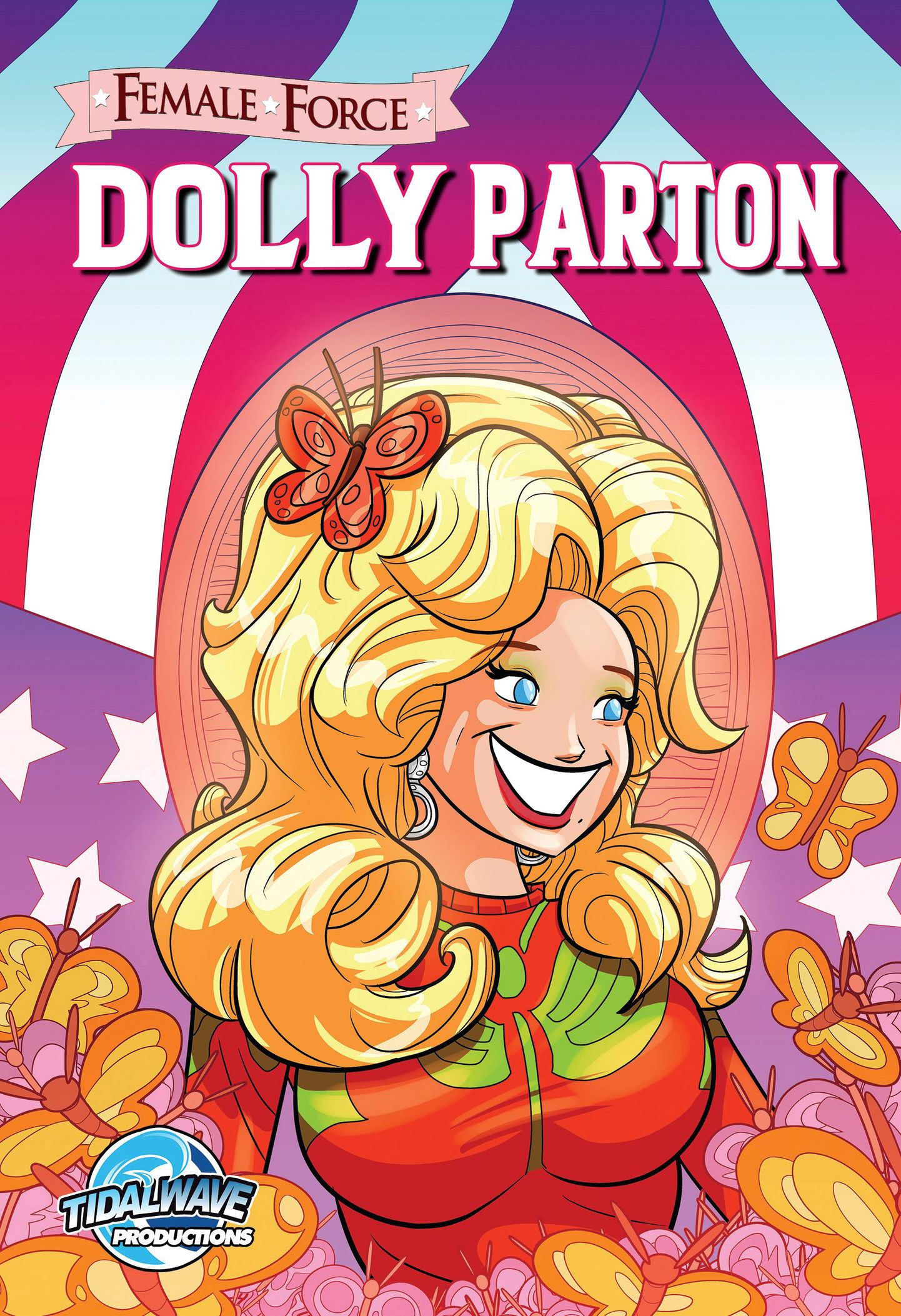 Dolly Partoni koomiksi kaanepilt.