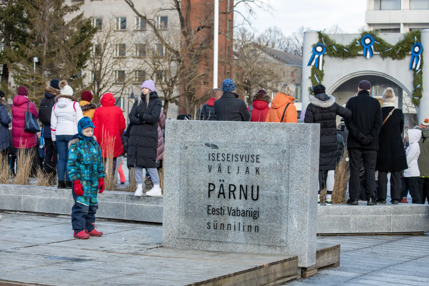 Eesti Vabariik 104 tähistamine Pärnus.