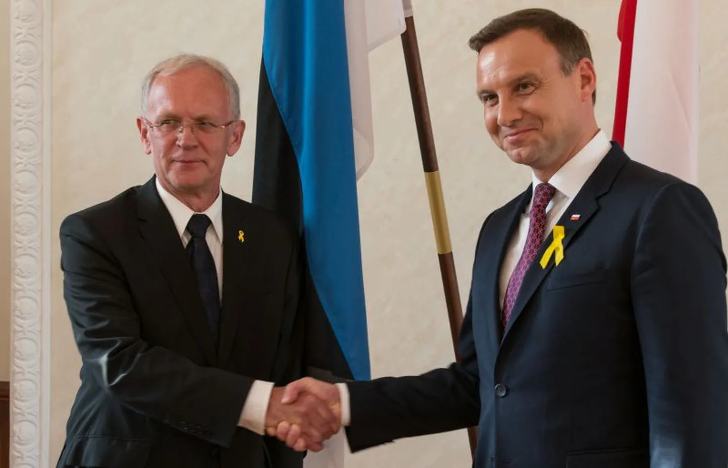 Eiki Nestor ja Andrzej Duda