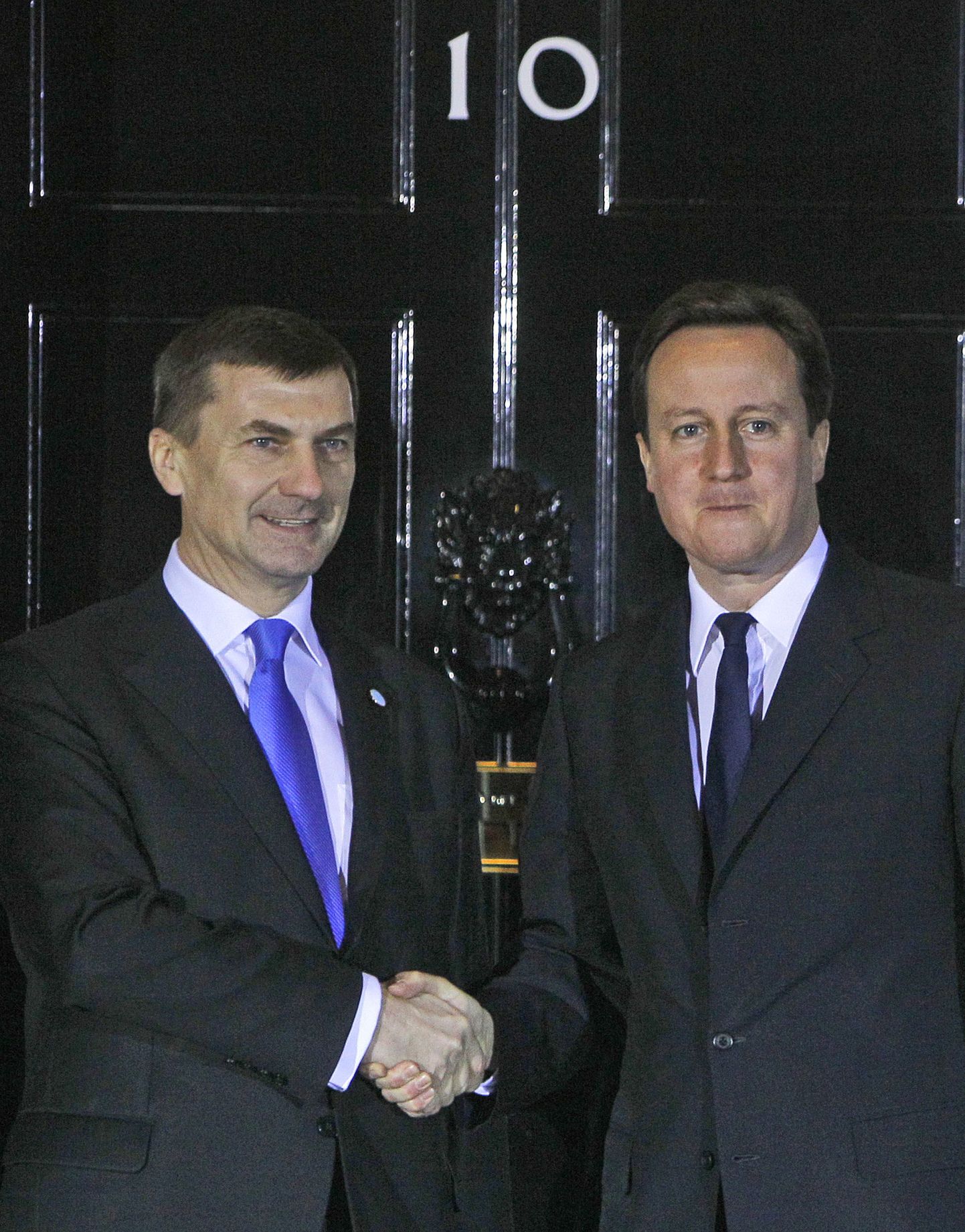 Peaminister Andrus Ansip ja Briti peaminister David Cameron.