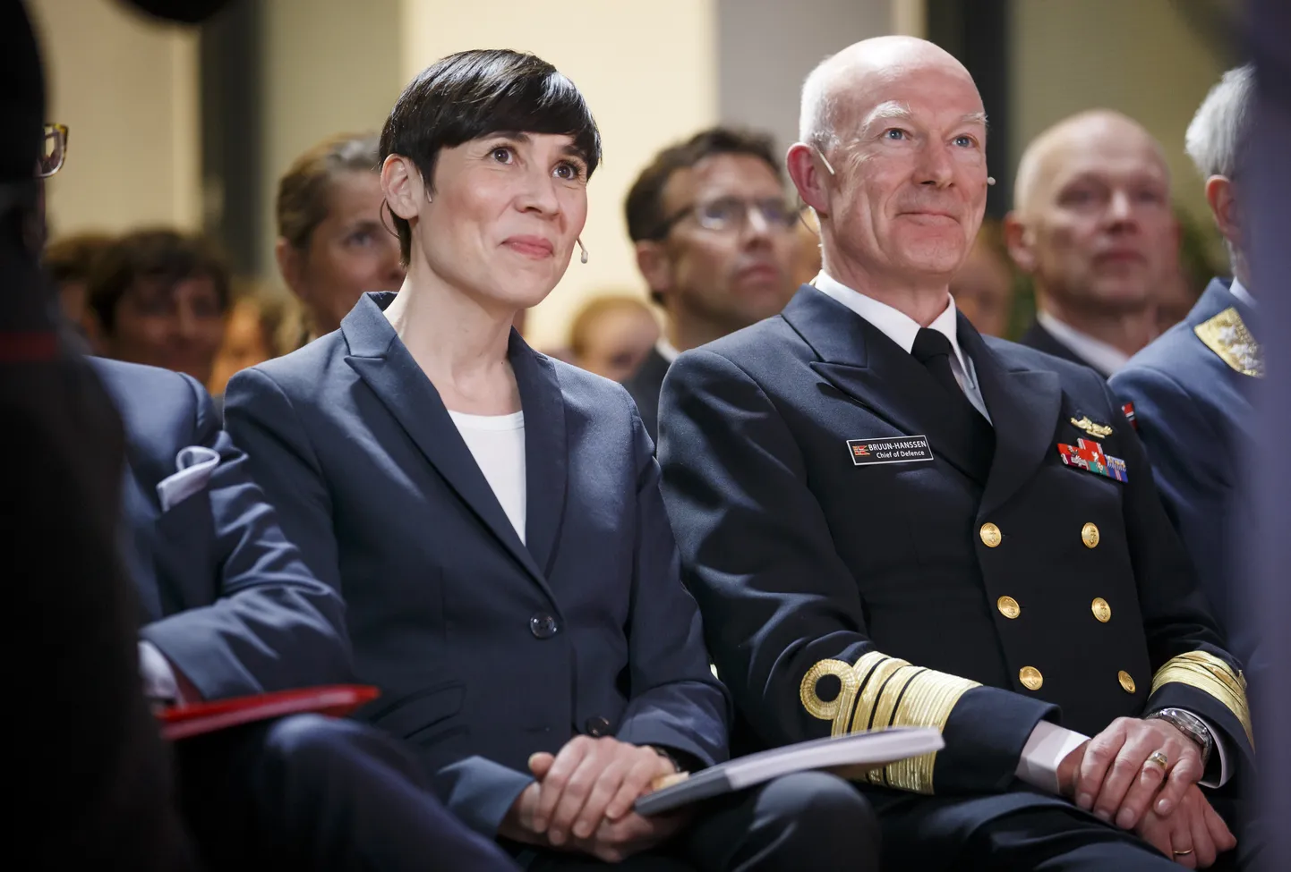Norra välisminister Ine Eriksen Søreide (vasakul).