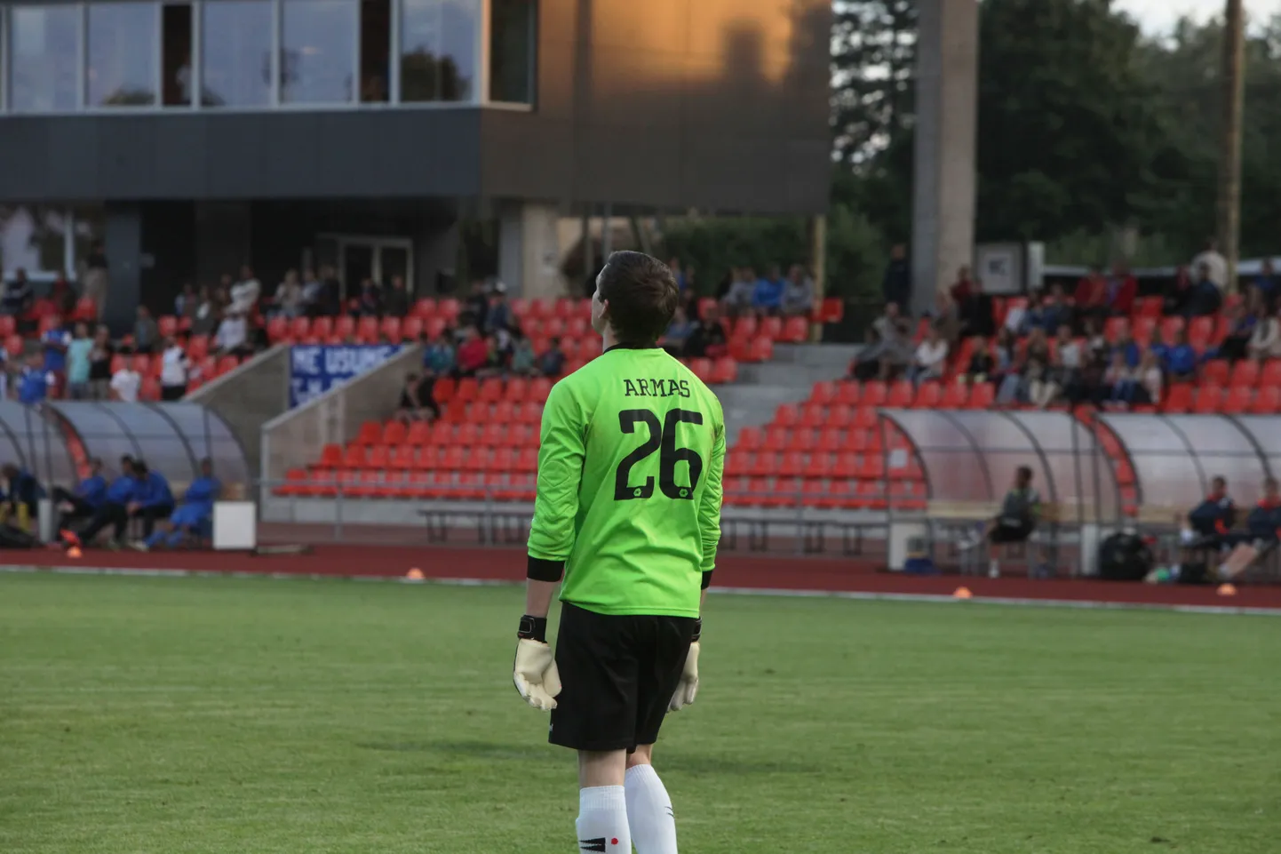 Rasmus Armas kohtumises Tartu JK Tammeka vastu