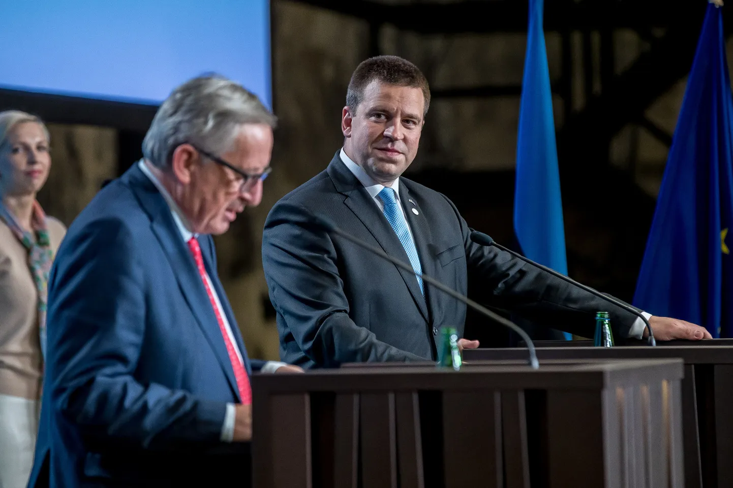 Jüri Ratas ja Jean-Claude Juncker