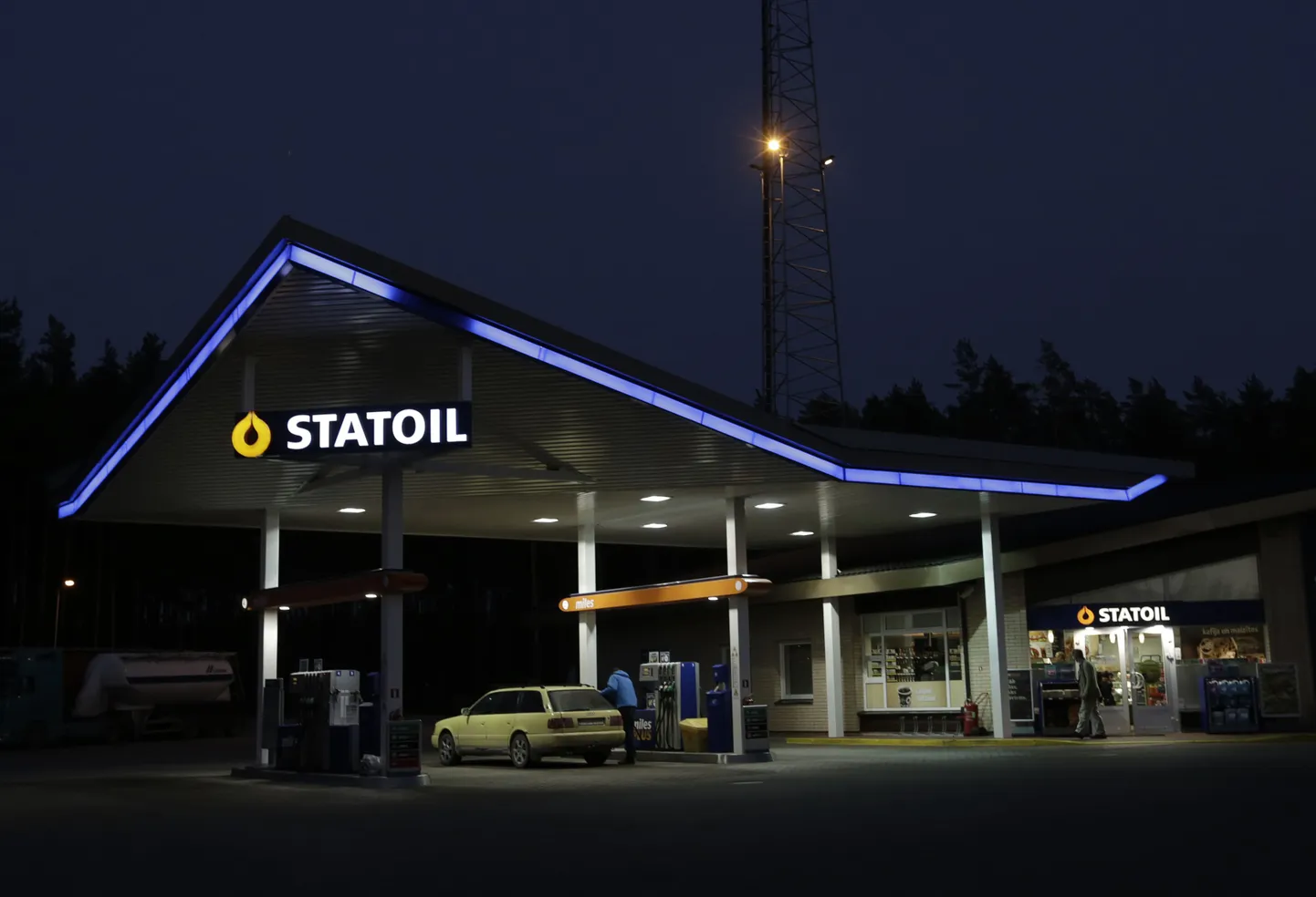 Заправка Statoil. Иллюстративный снимок.